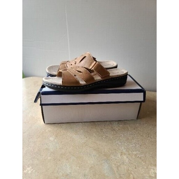 Vintage NOS NIB Croft & Barrow Womans Size 8 Slip On Sandle Brown - Picture 7 of 12